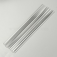 Acrylic Support Rods, for Clay Doll Makings, Bar, Clear, 19.6x0.4cm(CELT-WH0001-02C)