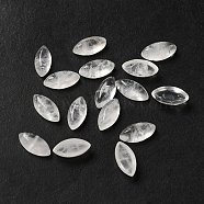 Natural Quartz Crystal Cabochons, Rock Crystal Horse Eye, 8x4x2.5~3mm(G-F772-01B-19)