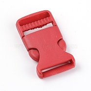 Nylon Side Release Buckles, Survival Bracelet Clasps, Red, 57x30x9.5mm, Hole: 5x25mm(FIND-SZC0002-01B)