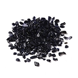 Synthetic Blue Goldstone Chip Beads, No Hole/Undrilled, 3~10x1~10x1~4mm(G-I350-02)