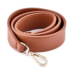 PU Leather Bag Strap, Single Shoulder Belts, with Zinc Alloy Swivel Clasps, for Bag Straps Replacement Accessories, Light Gold, Coral, 900x40x4.5mm, Clasp: 60x28x7.5mm(FIND-I010-03A)