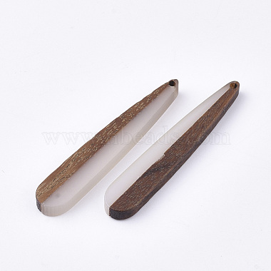 Colgantes de resina y madera de nogal(X-RESI-T035-01)-3