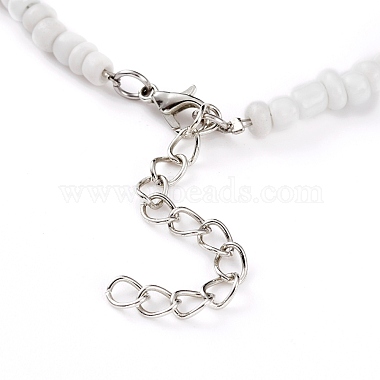 Nuggets ABS Plastic Imitation Pearl Beaded Necklaces(NJEW-JN03290-01)-3