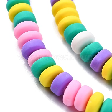 Handmade Polymer Clay Beads Strands(X-CLAY-N008-008L)-3