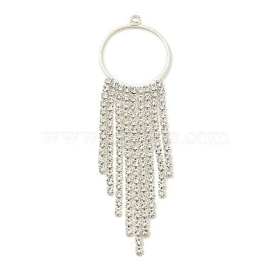 Brass Rhinestone Pendants(KK-I715-01S-03)-1