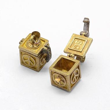 Brass Prayer Box Pendants(KK-F722-27C-RS)-2