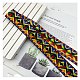 Ethnic Style Embroidery Rhombus Polyester Ribbons(PW-WG83240-14)-1