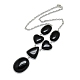 Natural Obsidian Necklaces(NJEW-C049-01C-P)-1