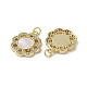 Brass Micro Pave Cubic Zirconia Pendants(KK-G485-26B-G)-2