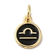 Real 18K Gold Plated Brass Enamel Charms(KK-L216-001G-K01)-1