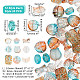 arricraft 240pcs 12 styles perles de verre peintes en aérosol transparentes(GLAA-AR0001-40)-2