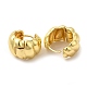 Rack Plating Brass Croissant Hoop Earrings for Women(EJEW-G342-09G)-2