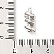 micro cuivres ouvrent pendentifs de zircons(ZIRC-P113-01P)-3