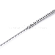 Nozzle Cleaning Needles, for 3D Printer Nozzle Cleaning Kit, Platinum, 71x2mm, Pin: 0.2mm(AJEW-WH0022-36F)