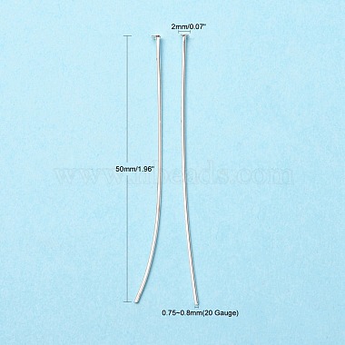 Brass Flat Head Pins(X-HPC5.0cm-S)-5