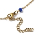 Vacuum Plating Golden 304 Stainless Steel with Enamel Satellite Chain Necklaces(NJEW-G117-01G-01)-3