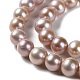 perles de nacre naturelle brins(PEAR-E018-21)-3