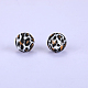 Printed Round Silicone Focal Beads(SI-JX0056A-86)-1