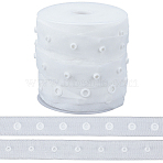 10 Yards 2-Row Plastic Snap Button Tape, Sewing Fastener Polyester Tape, White, 20mm(FIND-OC0003-85B)