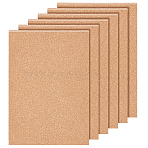 Cork Sheets, for Kitchen Hot Mats, Cup Mats, Bulletin, Rectangle, 300x210x6mm(DIY-WH0430-451B)