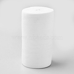 Flat Elastic Rubber Cord/Band, Webbing Garment Sewing Accessories, White, 120x0.8mm, about 3.28 yards(3m)/roll(X-EC-WH0005-D-02)