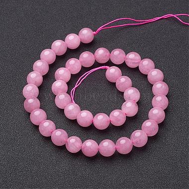 Natural Rose Quartz Beads Strands(GSR10mmC034)-4