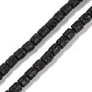 Column Lava Rock Beads