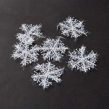 White Snowflake Plastic Decoration
