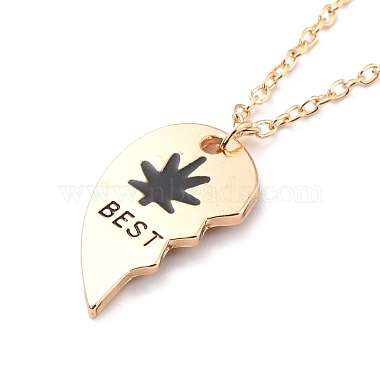 Ожерелья с подвесками из сплава Best Buds(NJEW-K124-03B-G)-3