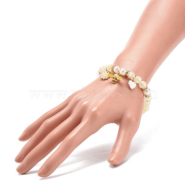 Acrylic Imitation Pearl Stretch Bracelet(BJEW-JB08447-01)-3