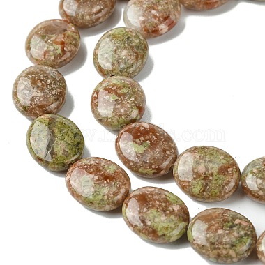 Natural Unakite Beads Strands(G-K365-B08-02)-4