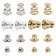 40Pcs 4 Style Brass Bullet Ear Nuts(KK-CA0002-21)-1