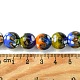 Handmade Gold Sand Lampwork Beads Strands(LAMP-A003-03D)-4