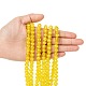 Spray Painted Crackle Glass Beads Strands(CCG-Q001-8mm-10)-4