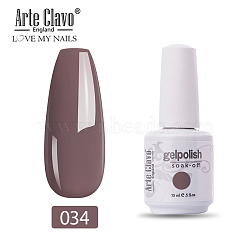 15ml Special Nail Polish, For Nail Art Stamping Print, Varnish Manicure Starter Kit, Rosy Brown, Bottle: 34x80mm(MRMJ-P006-C009)