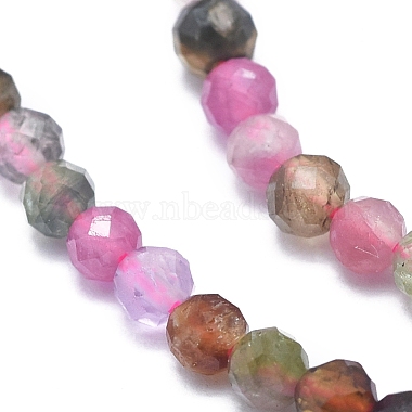 Natural Tourmaline Beads Strands(G-D0003-E88-4MM)-3