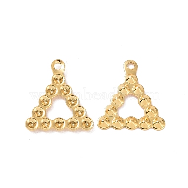 Golden Triangle Brass Charms