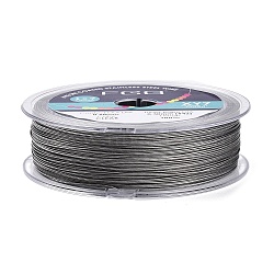 7-Strand Round Nylon Coated Steel Wire, Beading Wire for Necklaces Bracelets, Import From Japan, Clear, 0.5mm, about 328.08 Feet(100m)/Roll(TWIR-T002-01A-03)