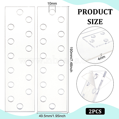 Acrylic Crossstitch/Embroidery Floss Organizer Cards(AJEW-WH0368-37)-2