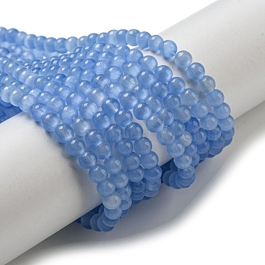 abalorios del ojo de gato strands(CE-F022-4mm-16)-2