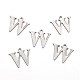 304 Stainless Steel Alphabet Charms(STAS-H122-W-P)-2