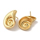 Rack Plating Brass Stud Earrings(EJEW-B062-32G)-2