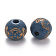 Painted Natural Wood Beads(X-WOOD-N006-03A-07)-2
