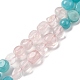 Natural Amazonite & Rose Quartz Beads Strands(G-L610-B01-01)-1