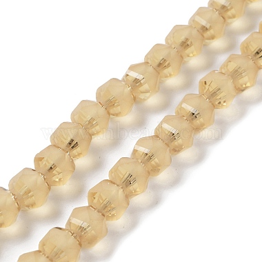 Bisque Lantern Glass Beads