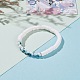 Bracelets extensibles de perles heishi en argile polymère(BJEW-JB05905-01)-4