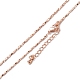Brass Link Chain Necklaces(NJEW-K123-03RG)-1