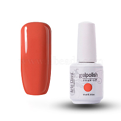 15ml Special Nail Gel, for Nail Art Stamping Print, Varnish Manicure Starter Kit, Salmon, Bottle: 34x80mm(MRMJ-P006-D093)