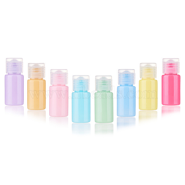 Macaron Color Empty Flip Cap Plastic Bottle Container(MRMJ-BC0001-49)-2