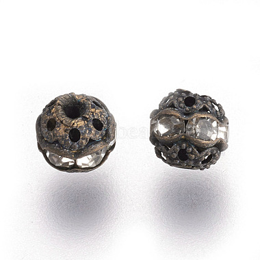Brass Rhinestone Beads(RB-A011-6mm-01AB-NF)-2